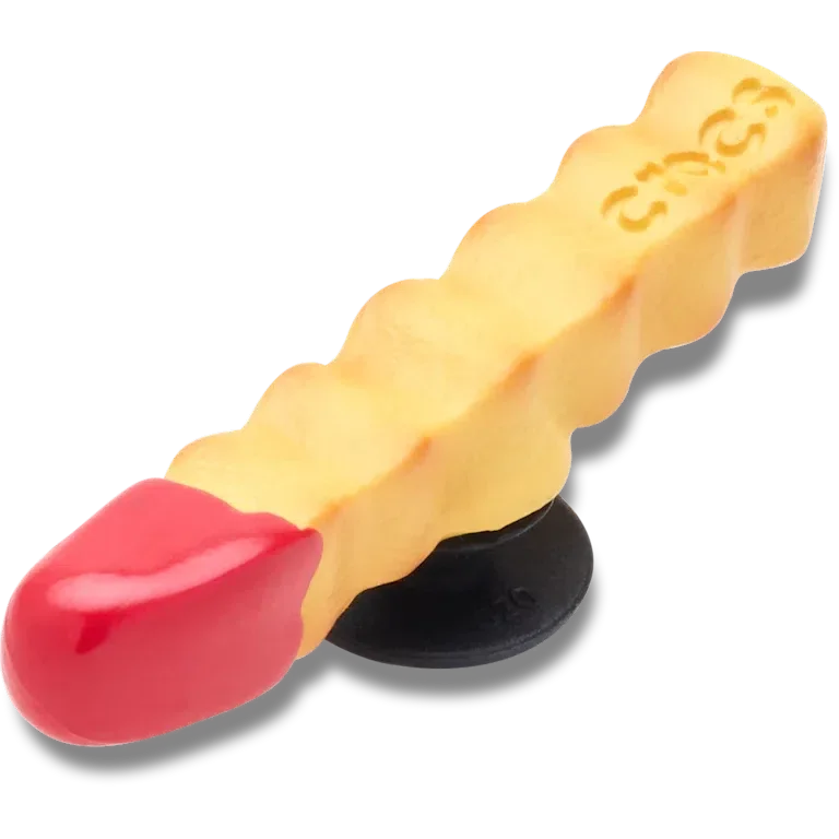 „French Fry Dipped in Ketchup“-Jibbitz-Anstecker „French Fry Dipped in Ketchup“-Jibbitz-Anstecker
