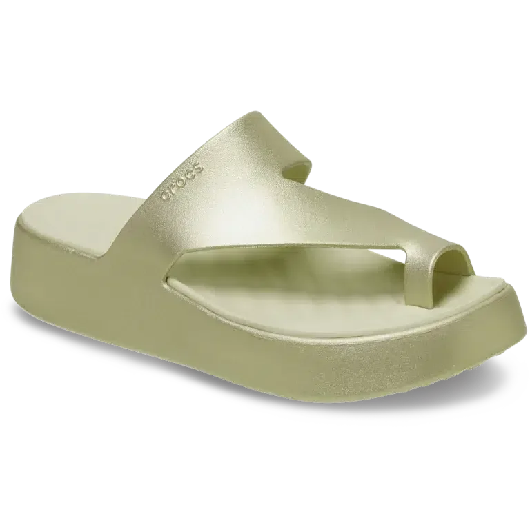Getaway Metallic Plateau mit Zehschlaufe Getaway Metallic Plateau mit Zehschlaufe