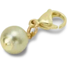 Gold-grüner SMT-Perlen-Jibbitz-Anstecker Gold-grüner SMT-Perlen-Jibbitz-Anstecker