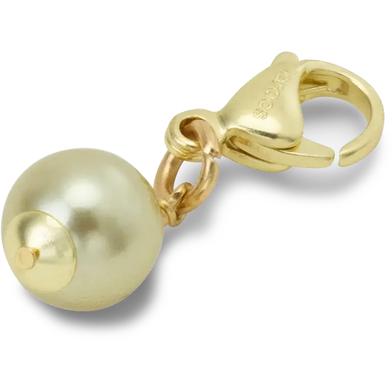 Gold-grüner SMT-Perlen-Jibbitz-Anstecker Gold-grüner SMT-Perlen-Jibbitz-Anstecker