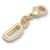Goldener Buchstabe D – Jibbitz-Anstecker Goldener Buchstabe D – Jibbitz-Anstecker