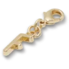 Goldener Buchstabe „F“ – Jibbitz™-Anstecker Goldener Buchstabe „F“ – Jibbitz™-Anstecker