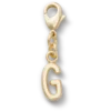 Goldener Buchstabe „G“ – Jibbitz-Anstecker Goldener Buchstabe „G“ – Jibbitz-Anstecker