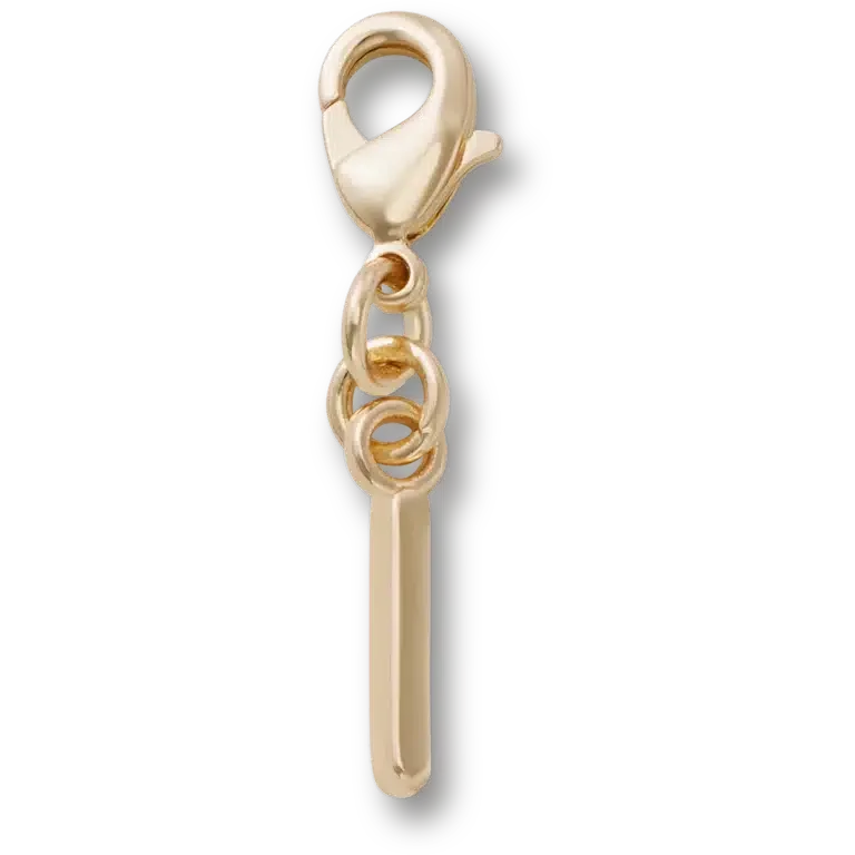 Goldener Buchstabe „I“ – Jibbitz™-Anstecker Goldener Buchstabe „I“ – Jibbitz™-Anstecker