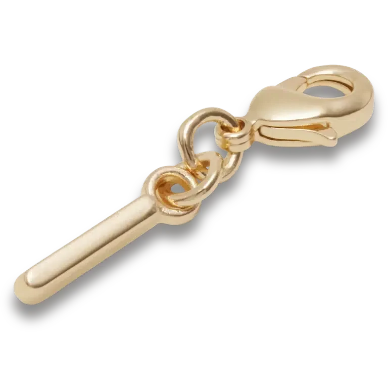 Goldener Buchstabe „I“ – Jibbitz™-Anstecker Goldener Buchstabe „I“ – Jibbitz™-Anstecker