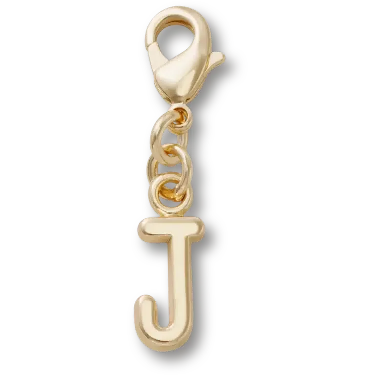Goldener Buchstabe „J“ – Jibbitz™-Anstecker Goldener Buchstabe „J“ – Jibbitz™-Anstecker