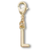 Goldener Buchstabe L – Jibbitz-Anstecker Goldener Buchstabe L – Jibbitz-Anstecker