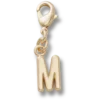 Goldener Buchstabe „M“ – Jibbitz-Anstecker Goldener Buchstabe „M“ – Jibbitz-Anstecker