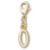 Goldener Buchstabe „O“ – Jibbitz™-Anstecker Goldener Buchstabe „O“ – Jibbitz™-Anstecker