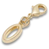 Goldener Buchstabe „O“ – Jibbitz™-Anstecker Goldener Buchstabe „O“ – Jibbitz™-Anstecker