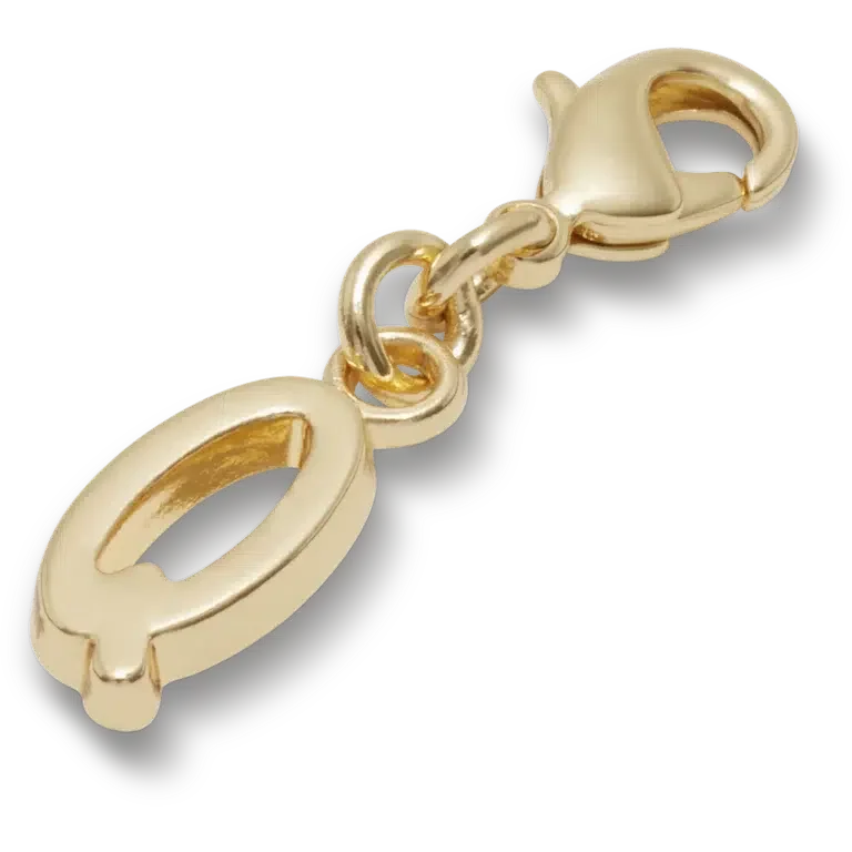 Goldener Buchstabe „Q“ – Jibbitz-Anstecker Goldener Buchstabe „Q“ – Jibbitz-Anstecker