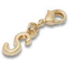 Goldener Buchstabe „S“ – Jibbitz-Anstecker Goldener Buchstabe „S“ – Jibbitz-Anstecker