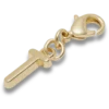 Goldener Buchstabe „T“ – Jibbitz-Anstecker Goldener Buchstabe „T“ – Jibbitz-Anstecker