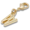 Goldener Buchstabe „W“ – Jibbitz-Anstecker Goldener Buchstabe „W“ – Jibbitz-Anstecker