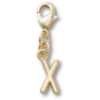 Goldener Buchstabe „X“ – Jibbitz™-Anstecker Goldener Buchstabe „X“ – Jibbitz™-Anstecker