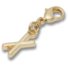 Goldener Buchstabe „X“ – Jibbitz™-Anstecker Goldener Buchstabe „X“ – Jibbitz™-Anstecker