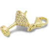 Goldener Martini-Anhänger Jibbitz™-Anstecker Goldener Martini-Anhänger Jibbitz™-Anstecker