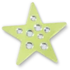 Grüner Edelstein-Stern Jibbitz™-Anstecker Grüner Edelstein-Stern Jibbitz™-Anstecker