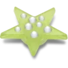 Grüner Edelstein-Stern Jibbitz™-Anstecker Grüner Edelstein-Stern Jibbitz™-Anstecker