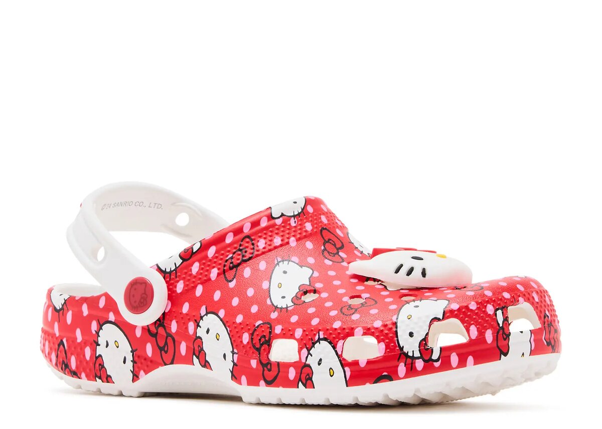 Hello Kitty x Classic Clog für Kinder „Red Polka Dots“ Hello Kitty x Classic Clog für Kinder „Red Polka Dots“