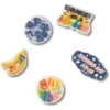 „Irreverent Pride“ 5er-Pack Jibbitz-Anstecker „Irreverent Pride“ 5er-Pack Jibbitz-Anstecker