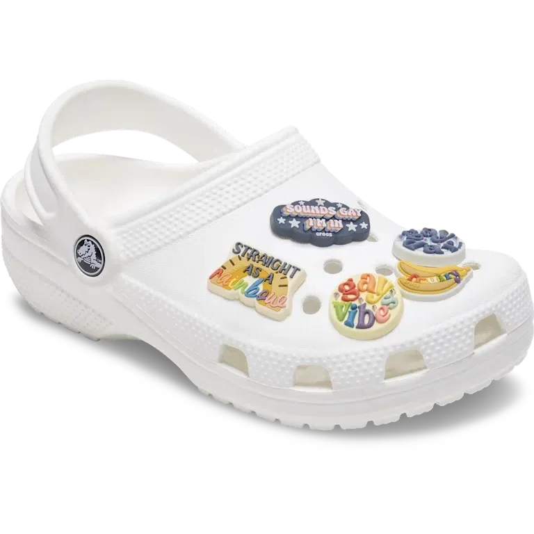 „Irreverent Pride“ 5er-Pack Jibbitz-Anstecker „Irreverent Pride“ 5er-Pack Jibbitz-Anstecker