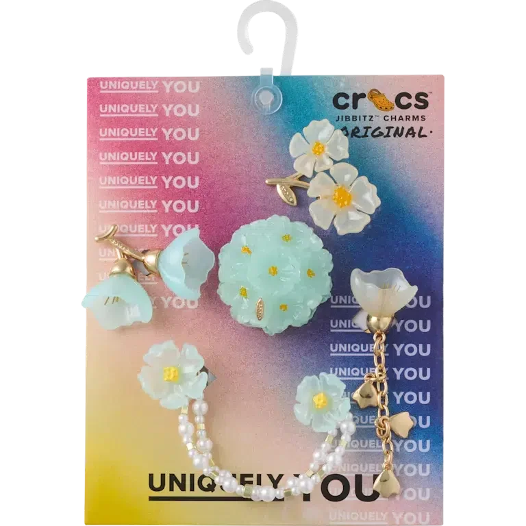 Jibbitz-Anstecker „Blue Dainty Floral“ (5er-Pack) Jibbitz-Anstecker „Blue Dainty Floral“ (5er-Pack)