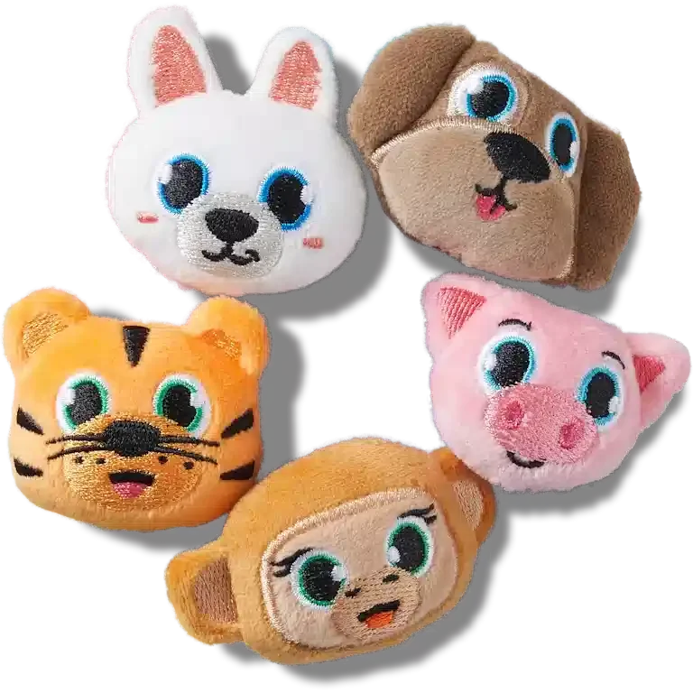 Jibbitz-Anstecker „Fuzzy Animal“ im 5er-Pack Jibbitz-Anstecker „Fuzzy Animal“ im 5er-Pack