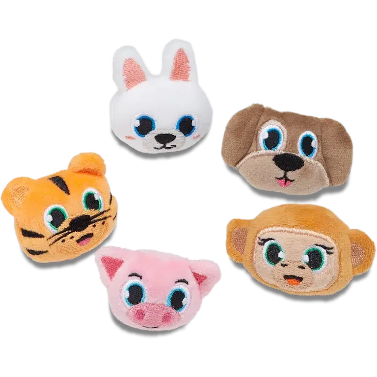 Jibbitz-Anstecker „Fuzzy Animal“ im 5er-Pack Jibbitz-Anstecker „Fuzzy Animal“ im 5er-Pack