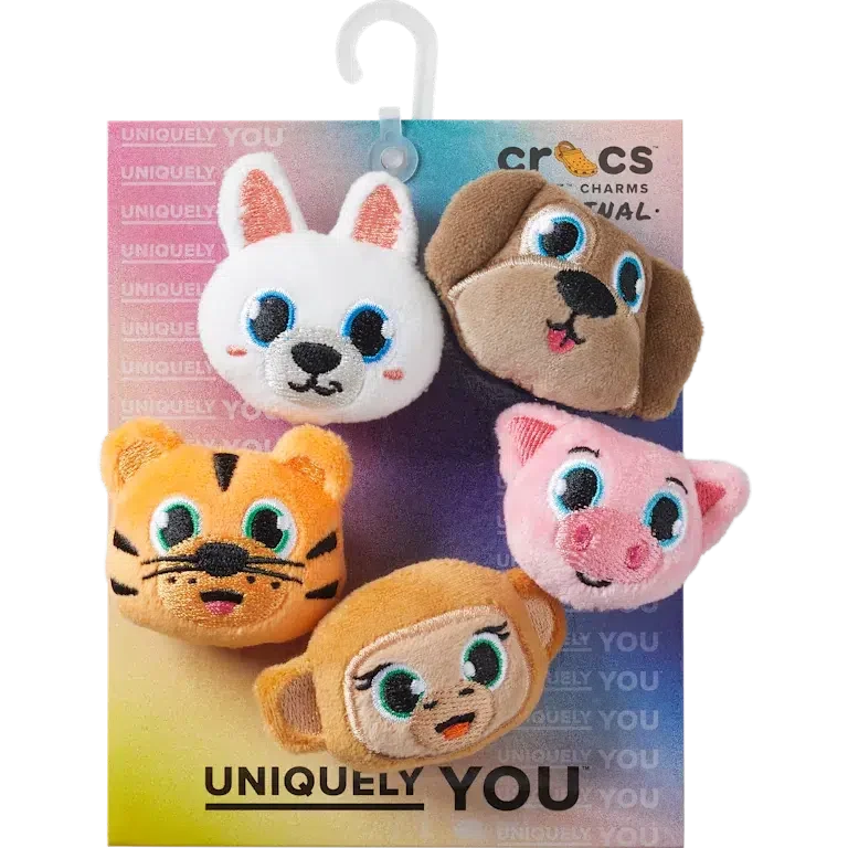 Jibbitz-Anstecker „Fuzzy Animal“ im 5er-Pack Jibbitz-Anstecker „Fuzzy Animal“ im 5er-Pack
