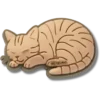 Jibbitz-Anstecker „Getigerte Katze“ Jibbitz-Anstecker „Getigerte Katze“
