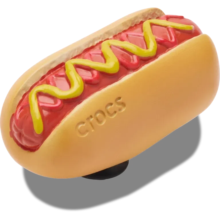 Jibbitz-Anstecker „Hot Dog mit Senf“ Jibbitz-Anstecker „Hot Dog mit Senf“