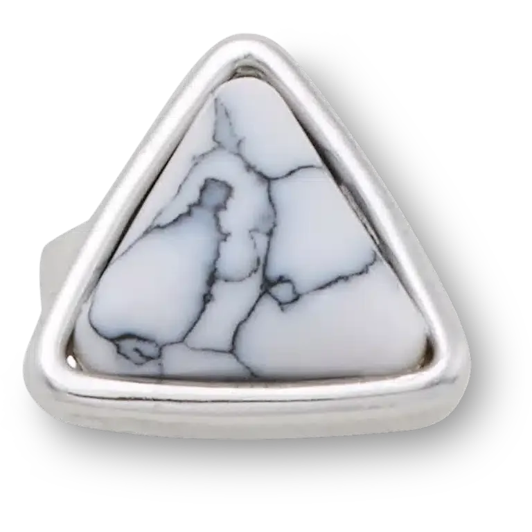 Jibbitz-Anstecker „Marbled Triangle Sandal C“ Jibbitz-Anstecker „Marbled Triangle Sandal C“