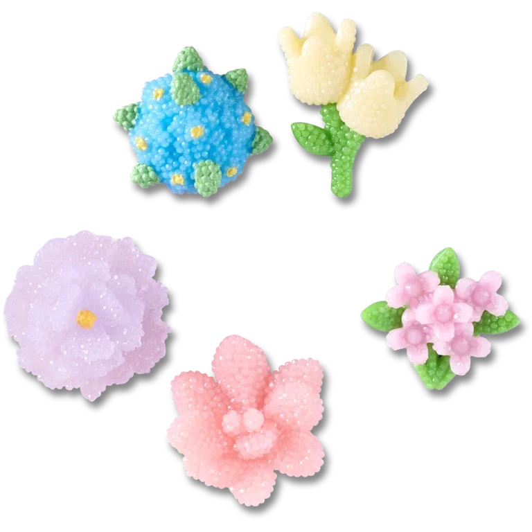Jibbitz-Anstecker „Perlenblumen“ (5er-Pack) Jibbitz-Anstecker „Perlenblumen“ (5er-Pack)