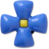 Jibbitz-Anstecker „Puffy Blue Flower“ Jibbitz-Anstecker „Puffy Blue Flower“