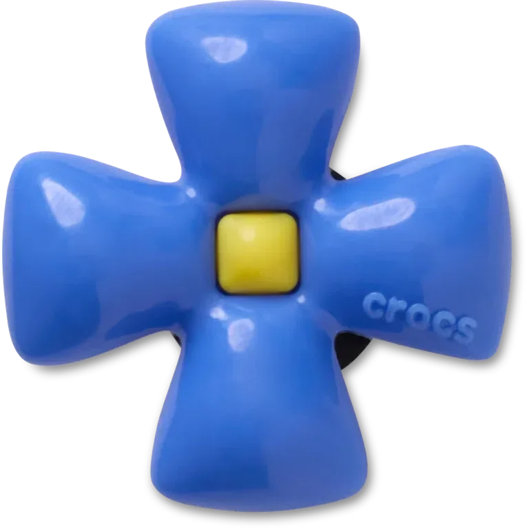 Jibbitz-Anstecker „Puffy Blue Flower“ Jibbitz-Anstecker „Puffy Blue Flower“