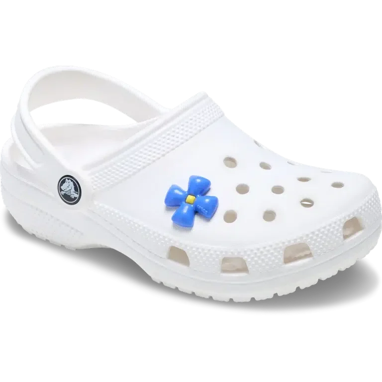 Jibbitz-Anstecker „Puffy Blue Flower“ Jibbitz-Anstecker „Puffy Blue Flower“
