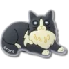 Jibbitz-Anstecker „Schwarze Katze mit Stiefeln“