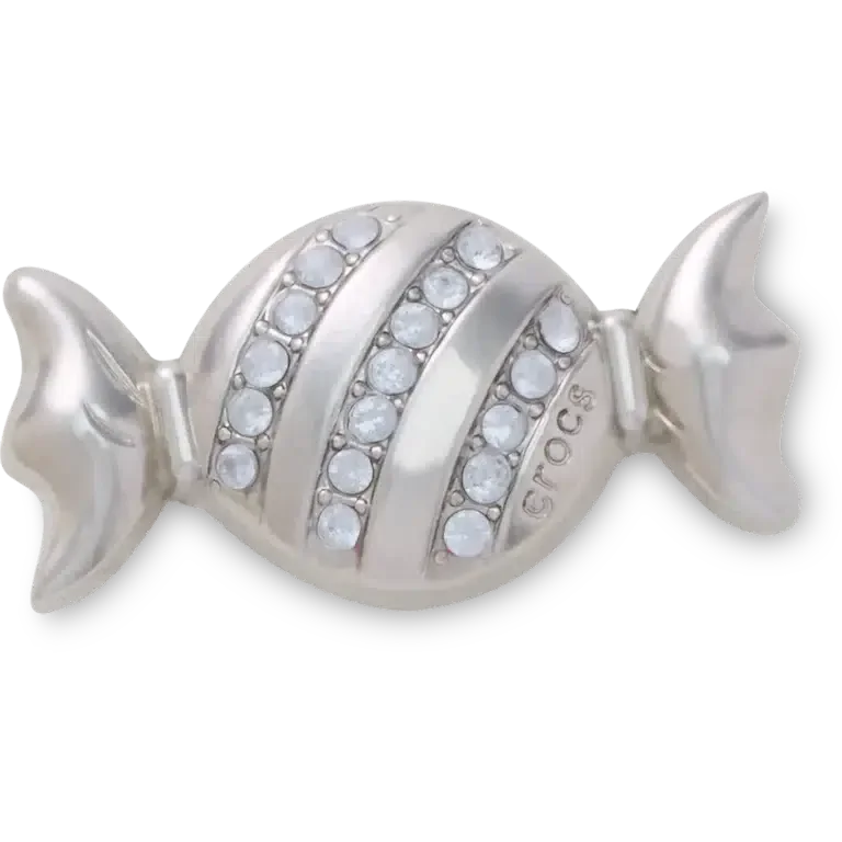 Jibbitz-Anstecker „Silver Smt Gem Candy Piece“ Jibbitz-Anstecker „Silver Smt Gem Candy Piece“