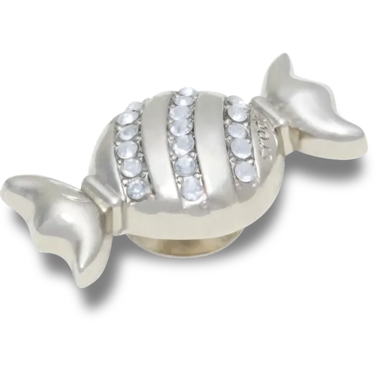 Jibbitz-Anstecker „Silver Smt Gem Candy Piece“ Jibbitz-Anstecker „Silver Smt Gem Candy Piece“