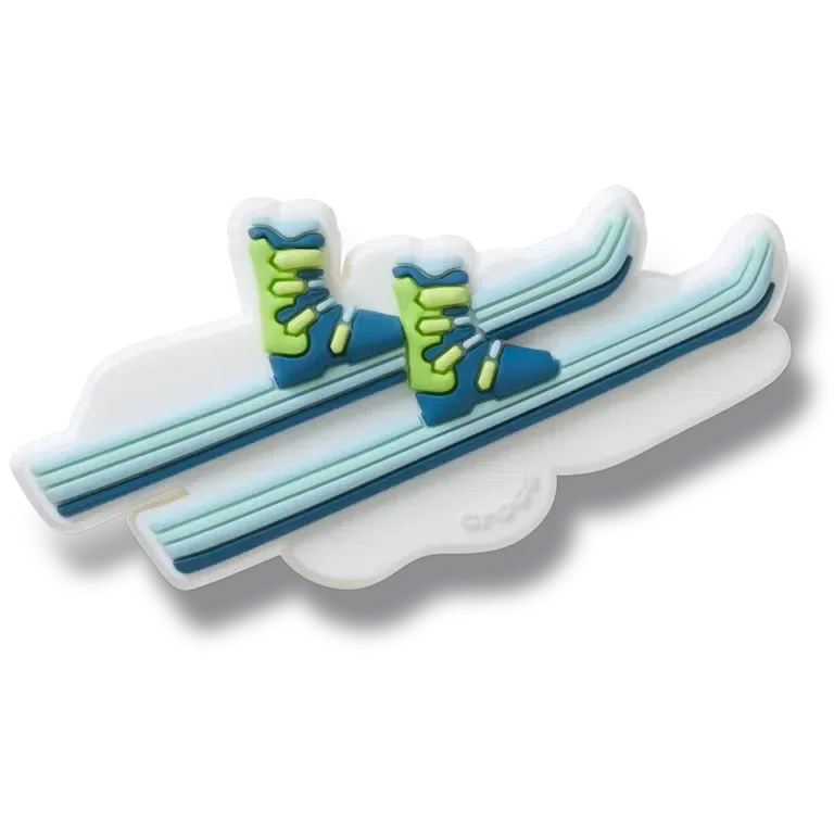 Jibbitz-Anstecker „Skier und Skischuhe“ Jibbitz-Anstecker „Skier und Skischuhe“