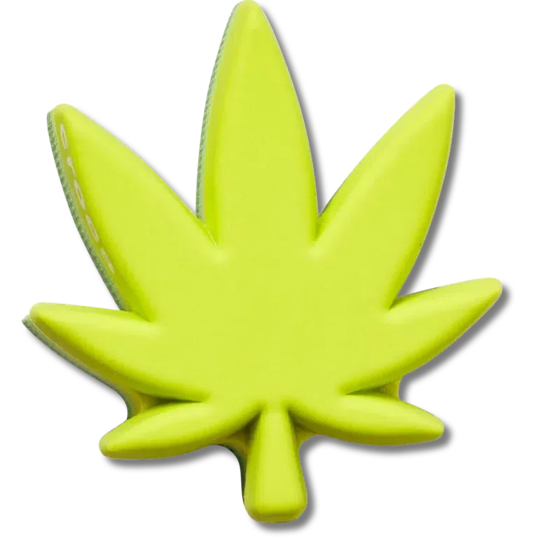 Jibbitz-Anstecker „Stacked Hemp Leaf“ Jibbitz-Anstecker „Stacked Hemp Leaf“
