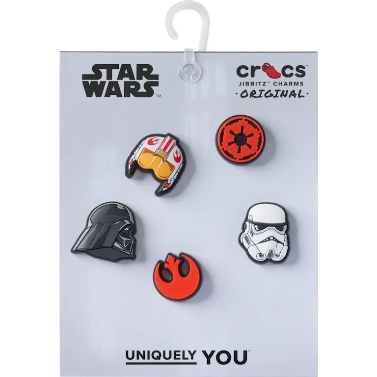 Jibbitz-Anstecker „Star Wars“-Symbole, 5er-Pack Jibbitz-Anstecker „Star Wars“-Symbole, 5er-Pack