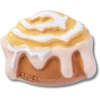 Jibbitz-Anstecker „Zimtschnecke mit Zuckerguss“