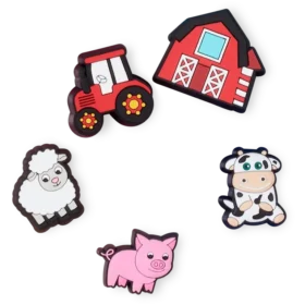 Jibbitz™-Schuhanhänger „Cutesey Farm Animal“ 5er-Pack Jibbitz™-Schuhanhänger „Cutesey Farm Animal“ 5er-Pack