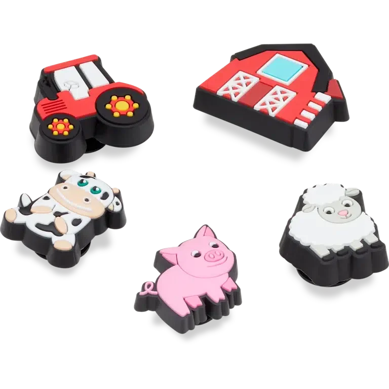 Jibbitz™-Schuhanhänger „Cutesey Farm Animal“ 5er-Pack Jibbitz™-Schuhanhänger „Cutesey Farm Animal“ 5er-Pack