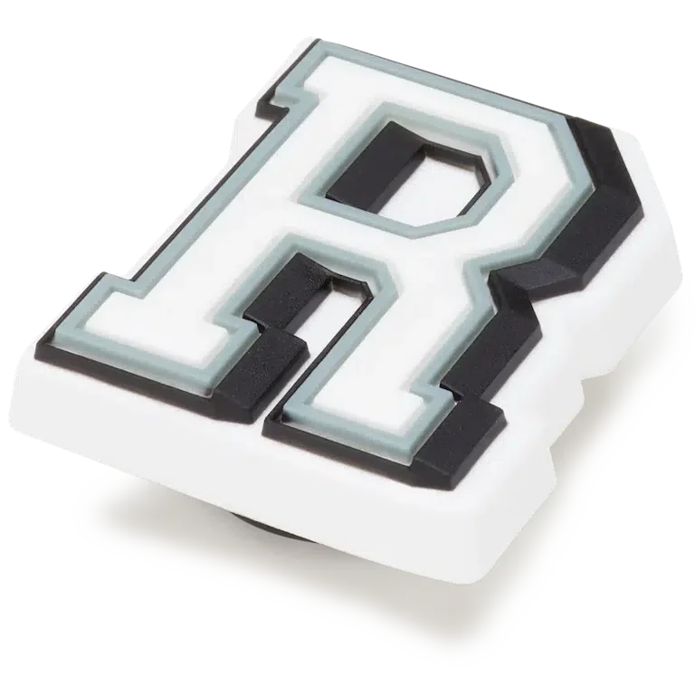 Jibbitz-Schuhanhänger mit dem Buchstaben R Jibbitz-Schuhanhänger mit dem Buchstaben R