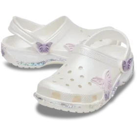 Classic Butterfly Sparkle Shaker Clog für Kleinkinder