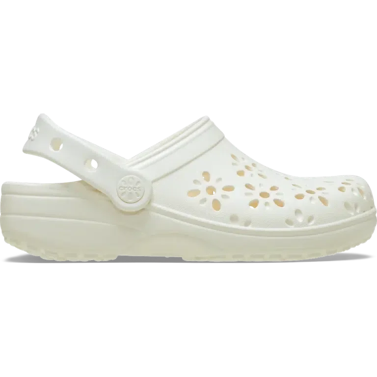 Classic Clog mit floralen Ausschnitten Classic Clog mit floralen Ausschnitten