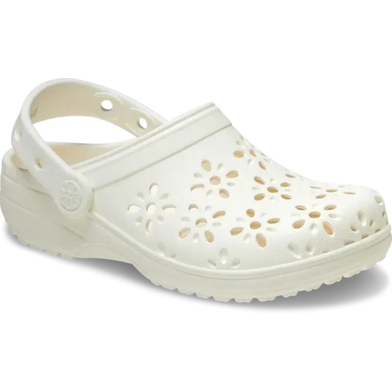 Classic Clog mit floralen Ausschnitten Classic Clog mit floralen Ausschnitten